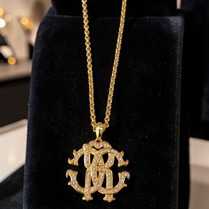 Gold Medallion Long Necklace